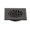 Kingston Brass Watercourse Floral 4" Square Grid Shower Drain, Bronze BSF6360ORB - alternate 1